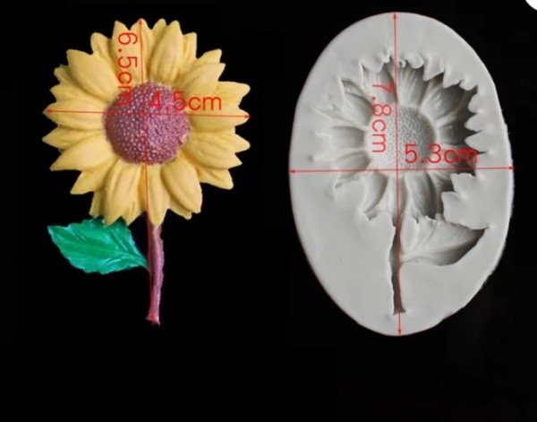 Producto - MOLDE SILICONA GIRASOL IND - 1