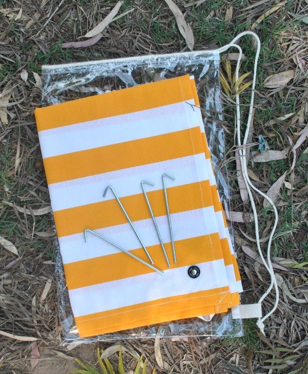 Producto - Lona Picnic Amarillo y Blanco