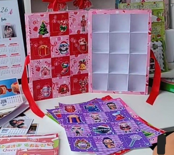 Producto - Calendario Adviento tipo Maletin