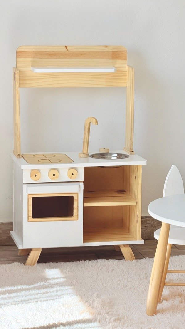 Producto - Cocinita de pino Pica Fran (colores personalizados)