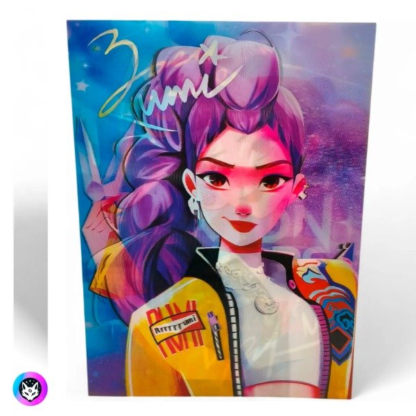 Producto - Poster lenticular A3  "Las guerreras K-pop" 2