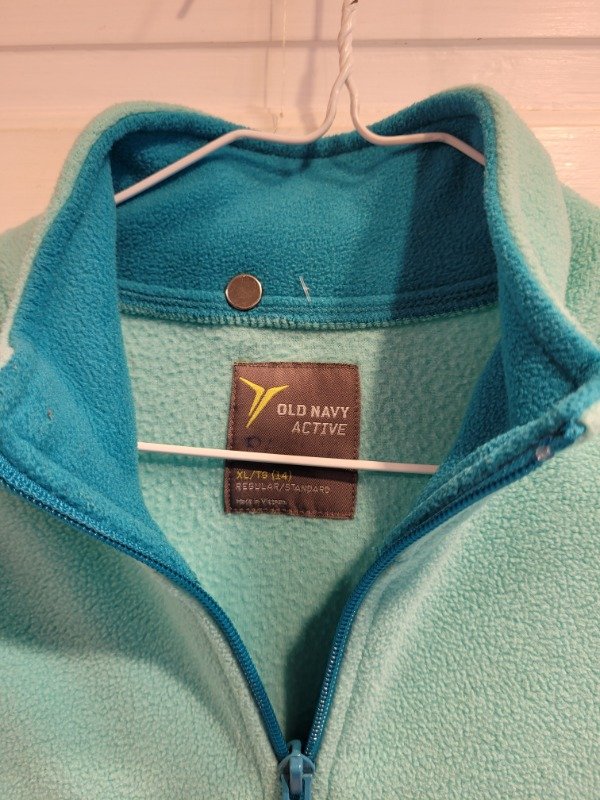 Producto - Polar OLD NAVY aqua medio cierre- Talle 14 años- PRECIO: 49X - 2