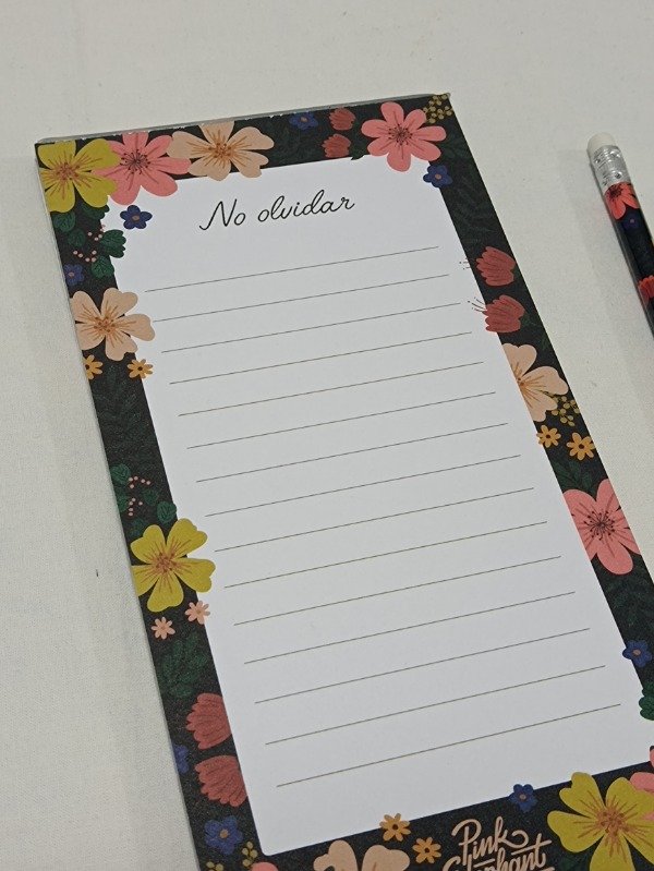 Producto - Block lista de cosas Black