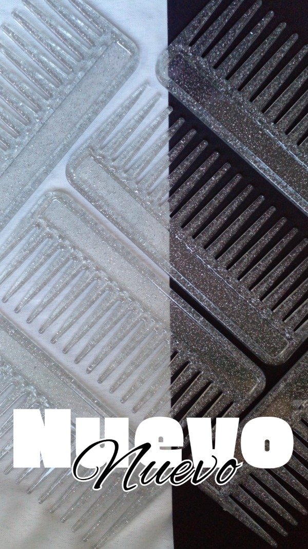 Producto - Peine dientes grandes con glitter