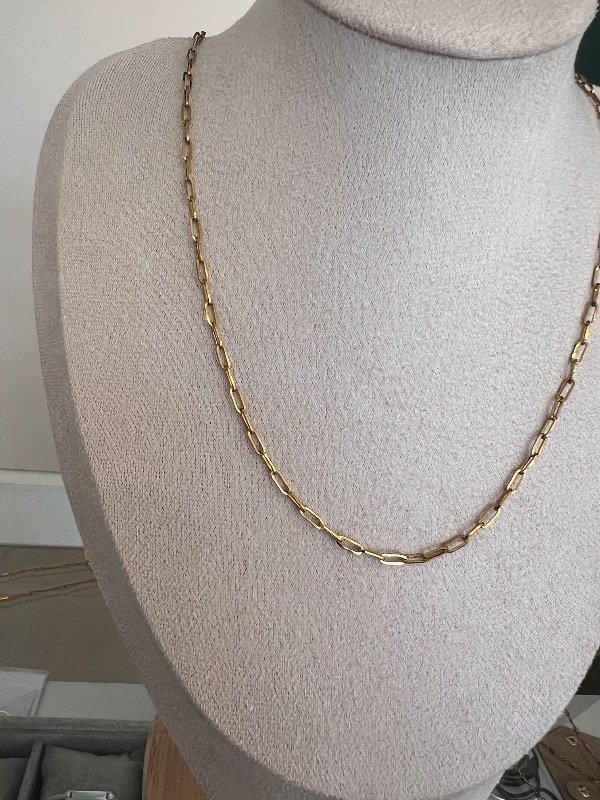 Producto - Cadena Lisboa Acero Dorado - 1