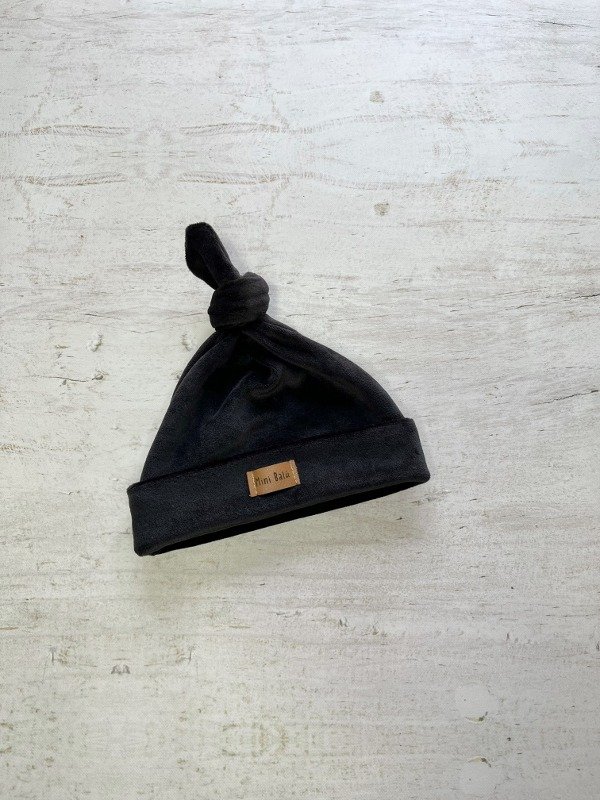 Producto - Gorro Plush Nudo NEGRO