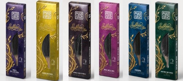 Producto - SAHUMERIOS LINEA SUBLIME SLIM PURA RAIZ