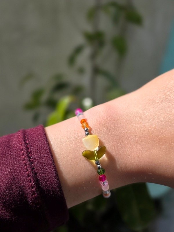 Producto - Pulsera Primavera Tulipán - Amarillo - 1
