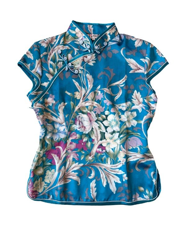 Producto - qipao top blue
