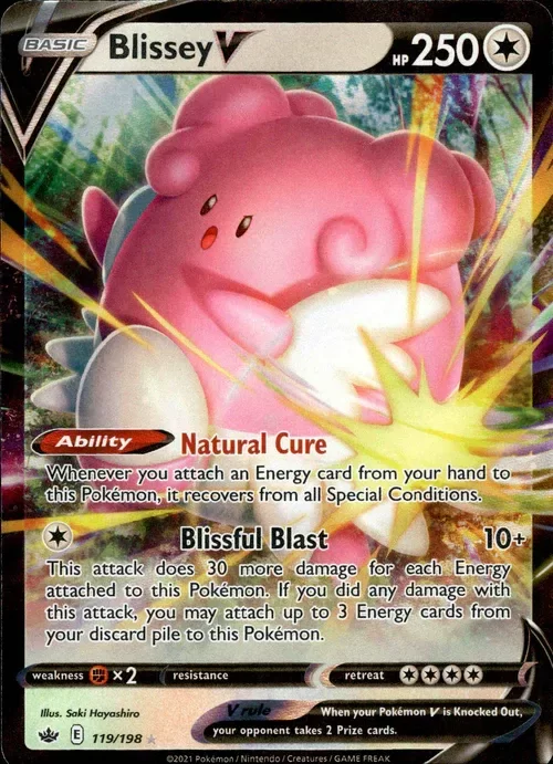 Producto - Blissey V - 119/198 - Chilling Reign - Holo