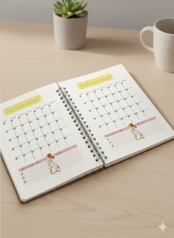 Producto - Diario Íntimo Digital Sarah Kay A5 - PDF Imprimible 111 Páginas - 1