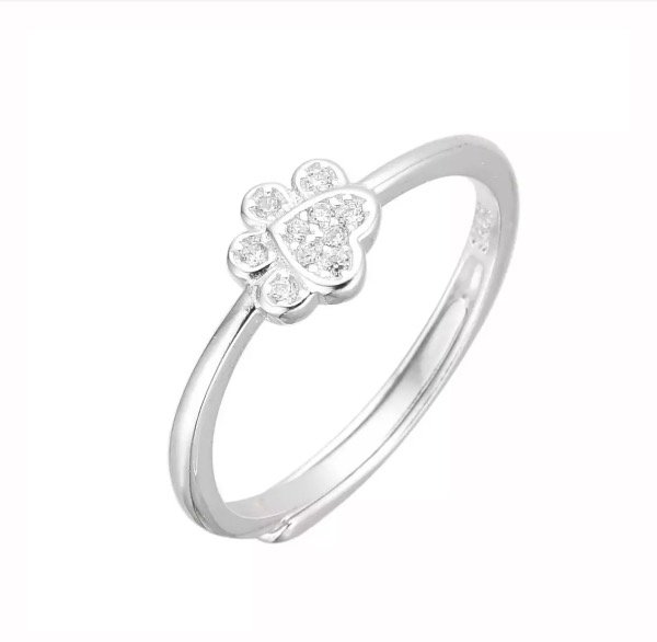 Producto - Anillo Plata 925 - huellita