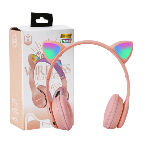 Producto - Auriculares Bluetooth P47M con Orejas  Modelo Cat