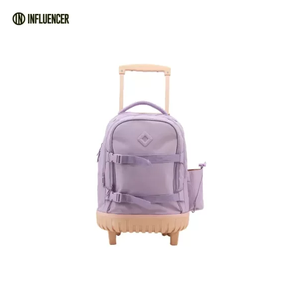 Producto - Mochila c/carro Influencer 18" Lila 68-3043