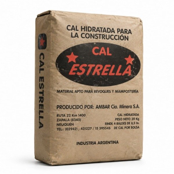 Producto - Cal Estrella 20 Kg