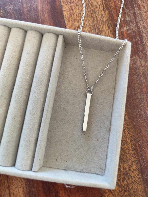 Producto - Collar barrita. Acero quirúrgico
