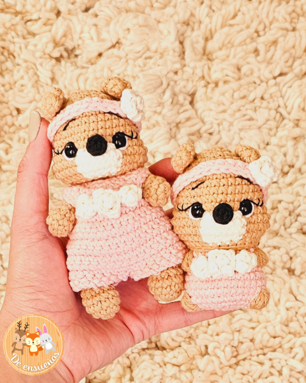 Producto - Mini bebe Coral - (2 guías de tejido)