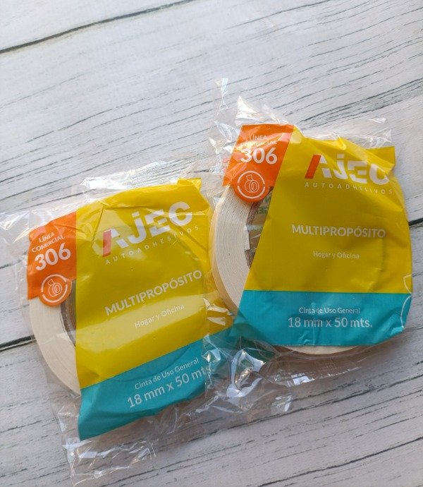 Producto - Cinta Ajec Papel 18mm 50mts