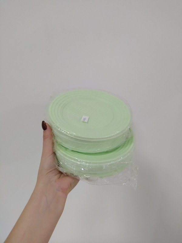 Producto - Platos x50 verde pastel