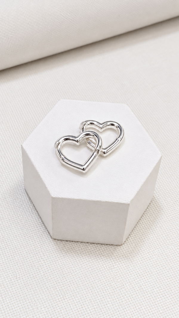 Producto - Aros corazón argollas