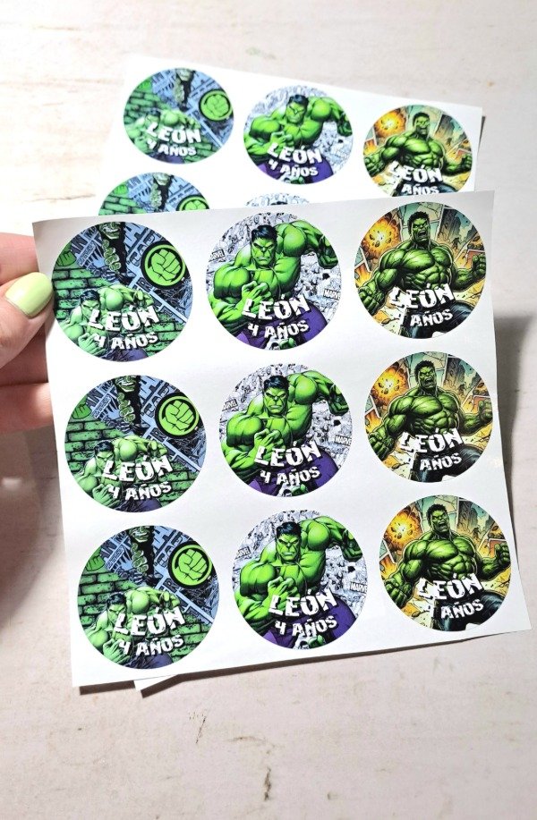 Producto - Stickers troquelados x plancha - 8