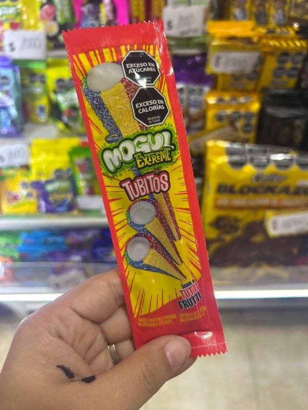 Producto - MOGUL TUBITOS EXTREME TUTTI 15GR