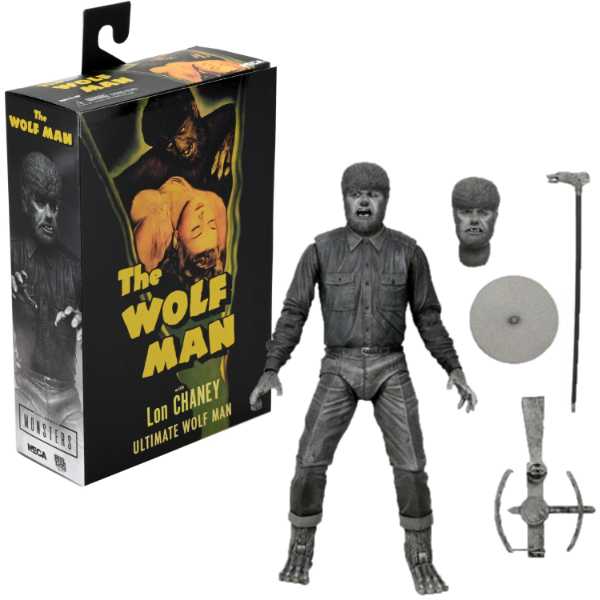 Producto - Neca The Wolf Man Ultimate Wolf Man Black And white