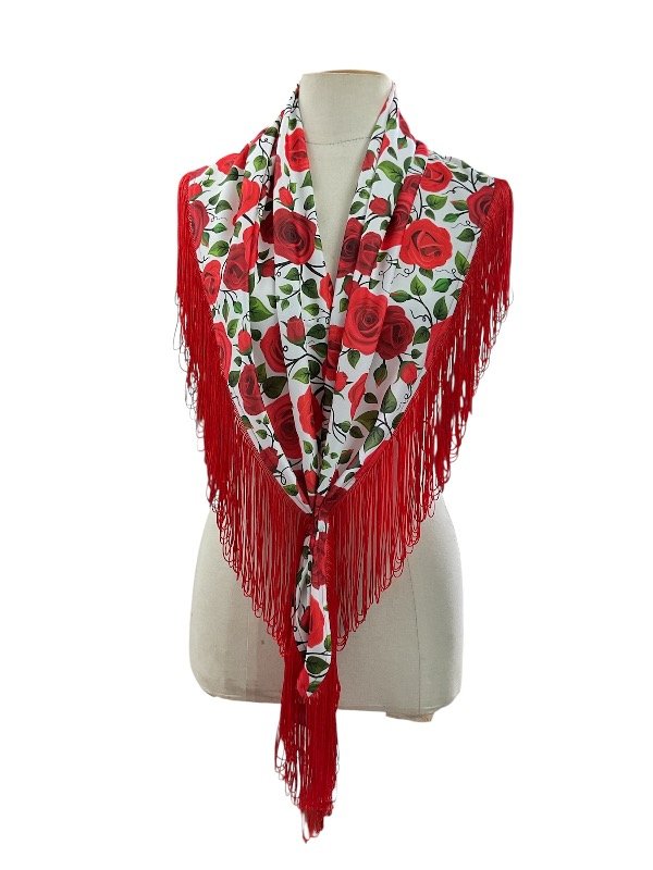 Producto - Mantoncillo estampas rosas