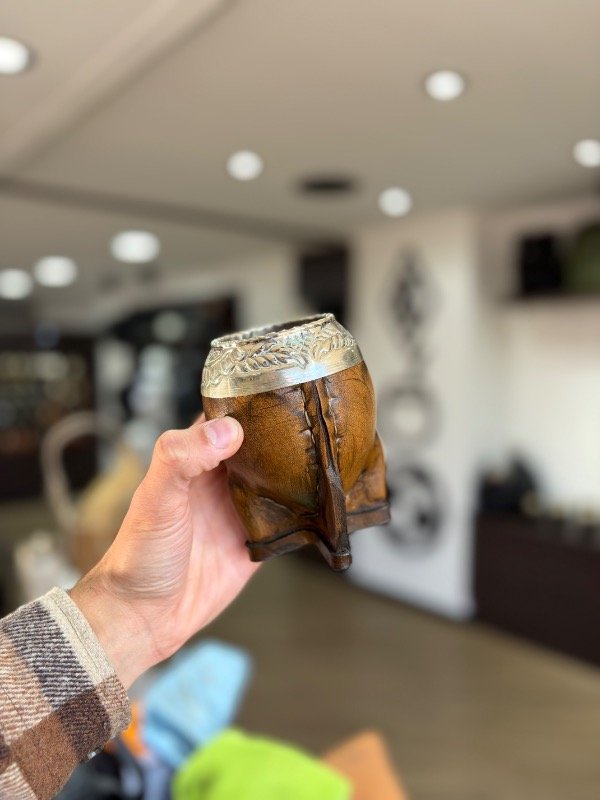 Producto - TORPEDO URUGUAYO CUERO AVEJENTADO CINCELADO AL LACRE PREMIUM - 3