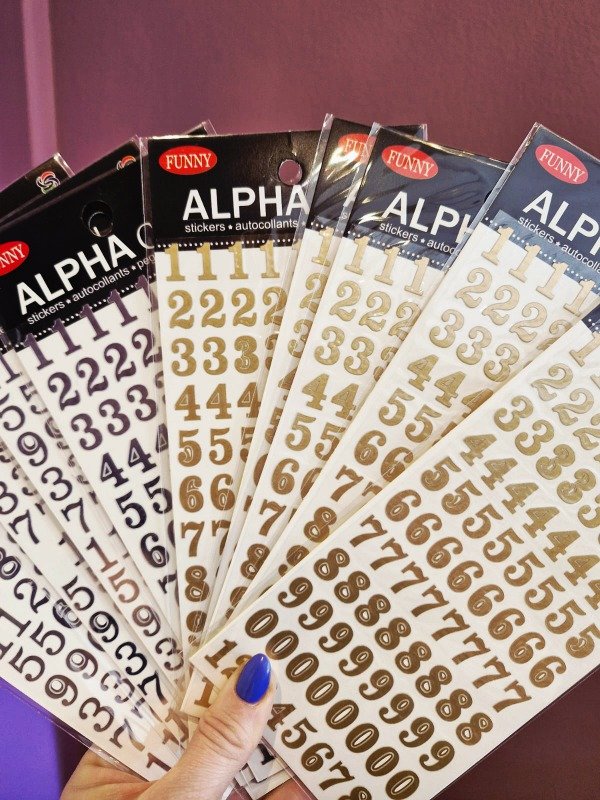 Producto - STICKERS NÚMEROS