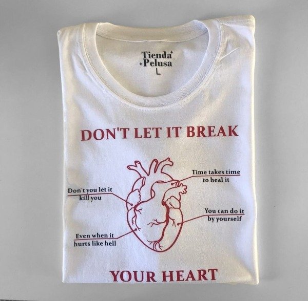 Remera Don't let it break your heart — imagen 3