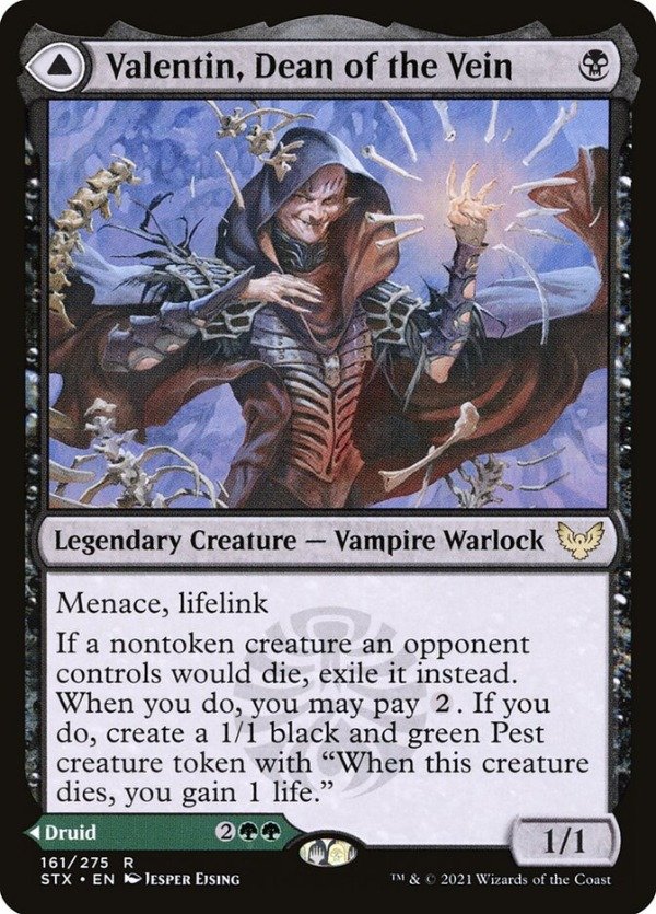 Producto - Valentin, Dean of the Vein #161  Strixhaven: School of Mages