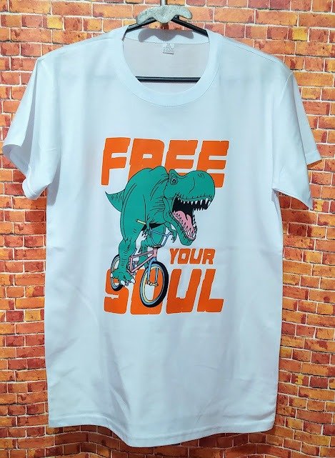 Producto - REMERA -DINOSAURIO-ALGODON TALLE L - 1