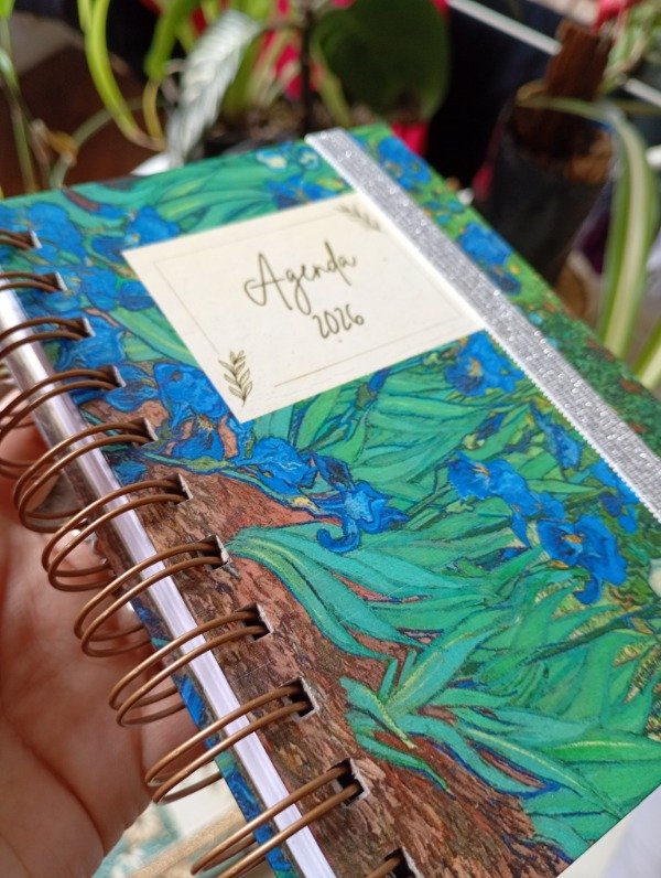Producto - Agenda A6 lirios - 1