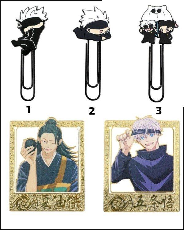 Producto - Marca paginas Jujutsu Kaisen (ingrese para elegir)