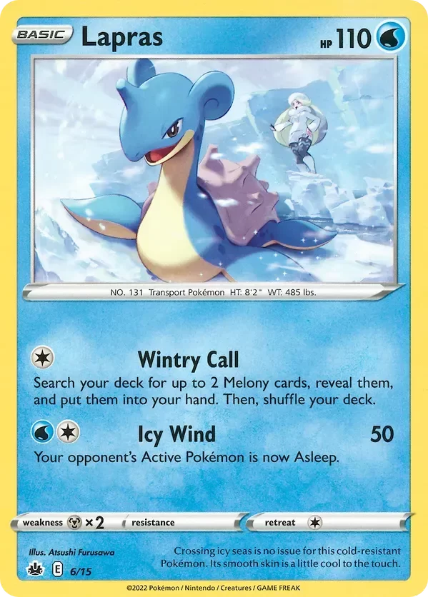 Producto - Lapras 6/15 McDonald's Collection 2022