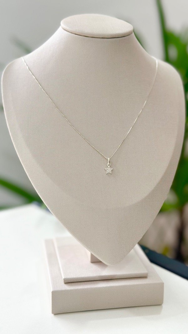 Producto - Conjunto florcita en plata 925