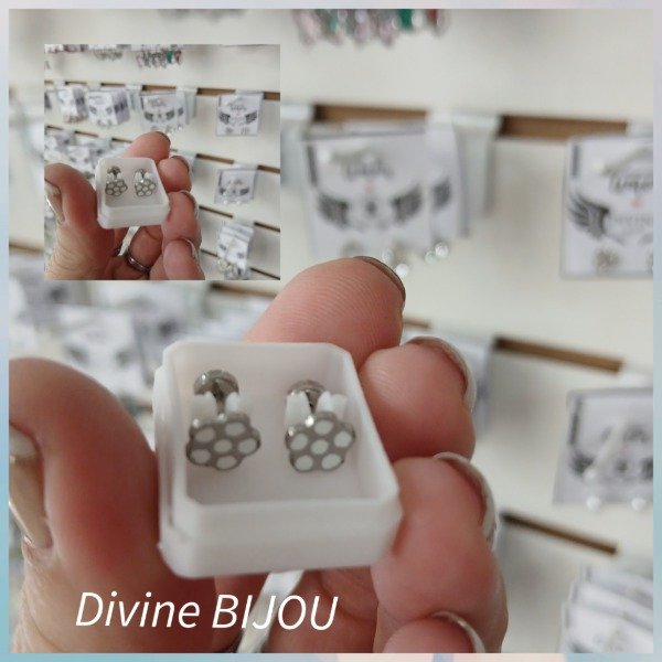 Producto - Abridores flor blanca acero