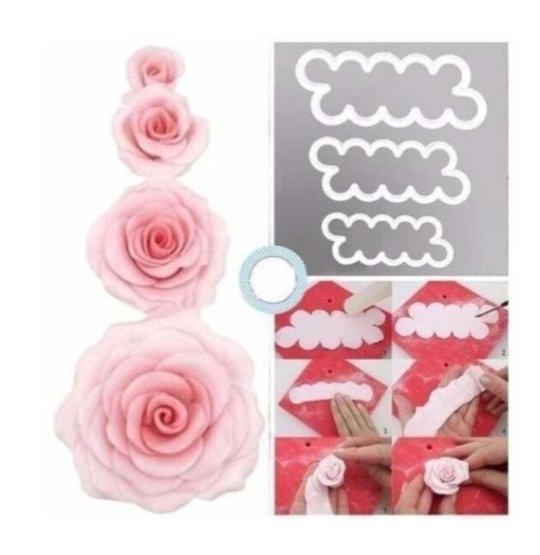 Producto - Set de cortantes ROSA FÁCIL