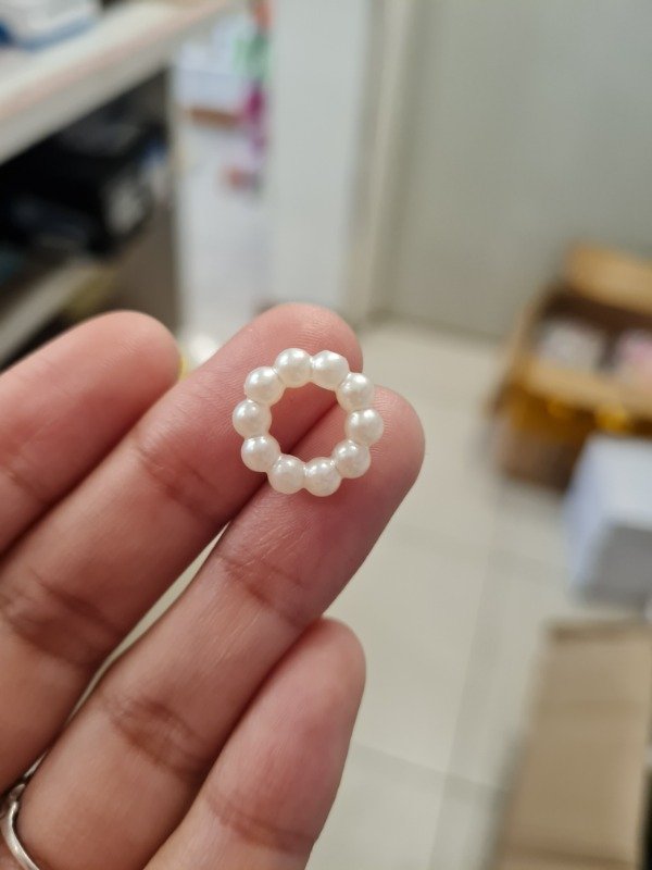 Producto - PERLAS ANILLO CÍRCULO CON PERLAS - 1