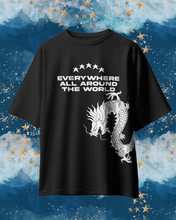 Producto - REMERA STRAY KIDS ALL AROUND THE WORLD SKZ