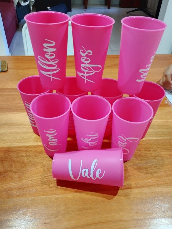 Producto - Vasos perzonalizados con vinilos