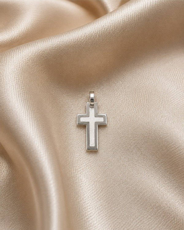 Producto - Dije de Plata Cruz - 0