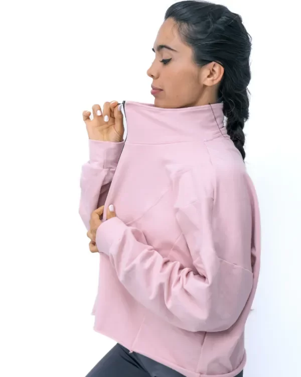 Producto - Buzo oversize de algodón - Rosa