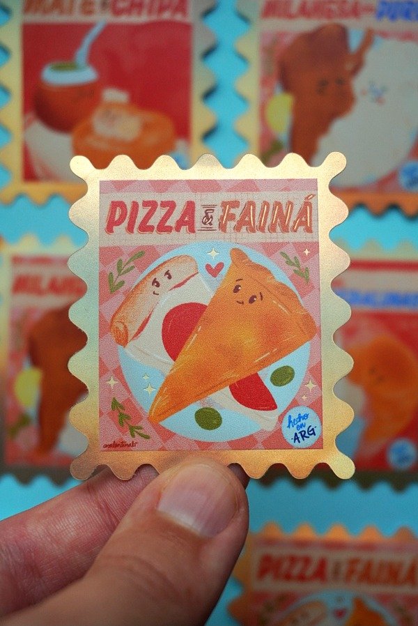 Producto - Estampilla Pizza con Fainá