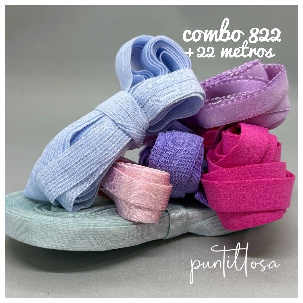 Producto - Combo 822- Elásticos Surtidos +22 metros