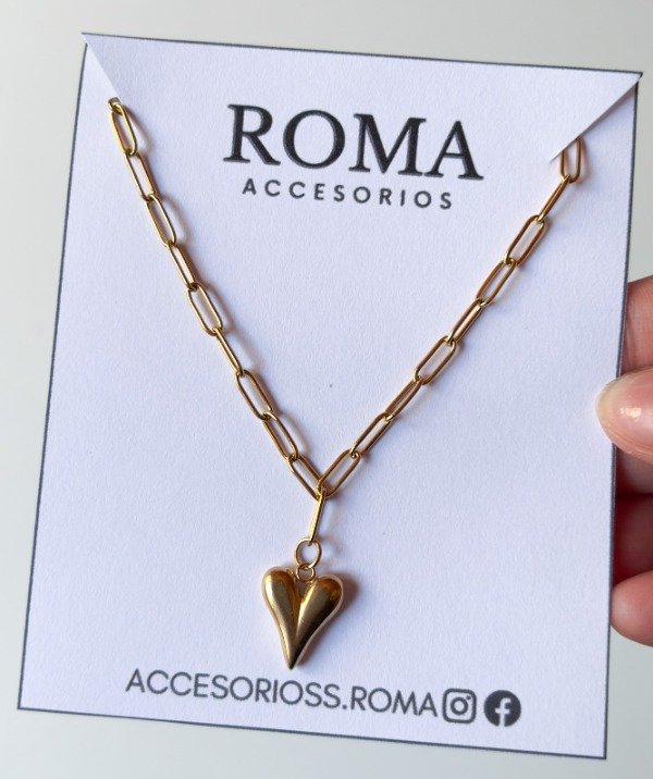 Producto - COLLAR CLIPS CORAZÓN