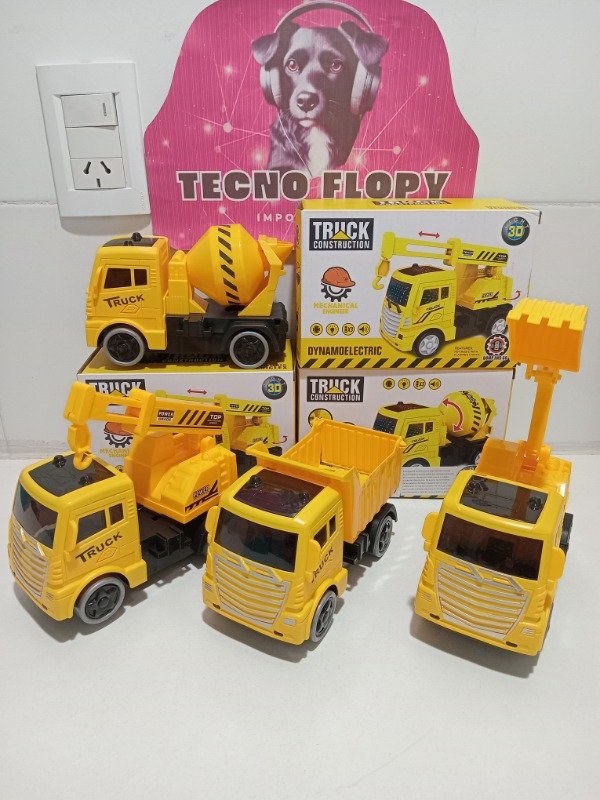Producto - Camión Contructor a pila con sonido y luz Truck
