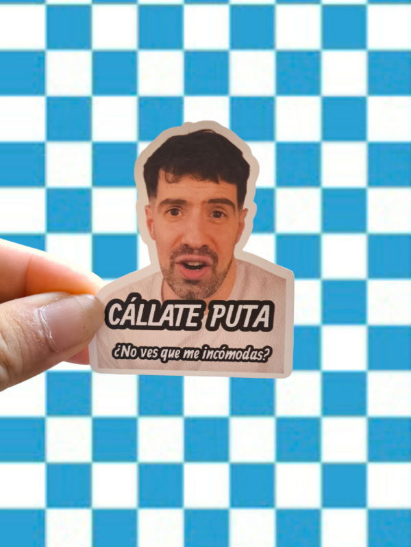 Producto - Sticker Vinilo cállate