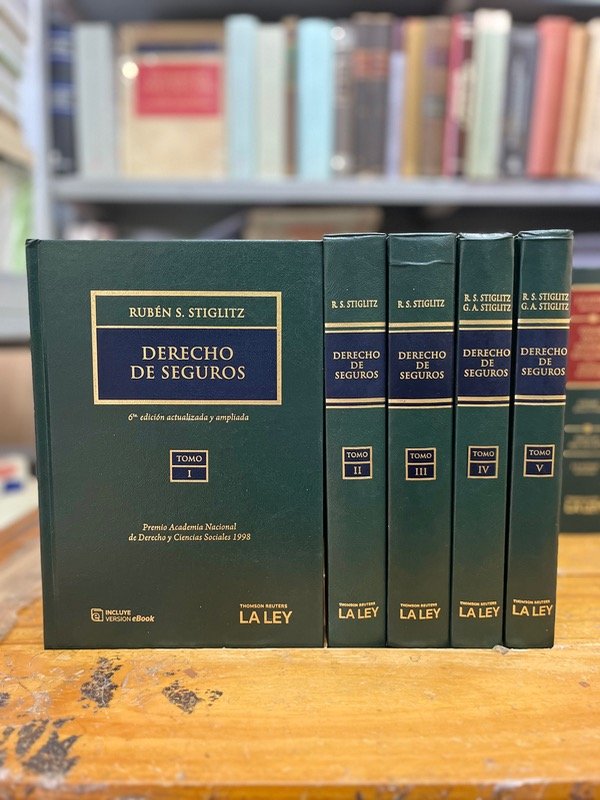 Producto - Derecho de seguros 5 tomos Stiglitz